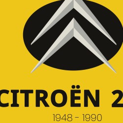 Affiche 2CV Charleston jaune gros plan Citroën