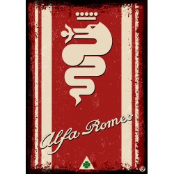 Affiche Alfa Romeo Biscione