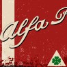Affiche Alfa Romeo Biscione gros plan Alfa