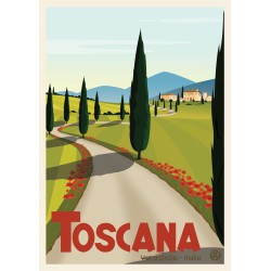Affiche Toscane