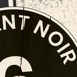 Affiche Diamant Noir gros plan sur le panneau