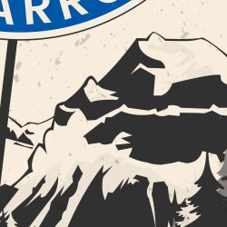 Affiche Combe gros plan sur le paysage