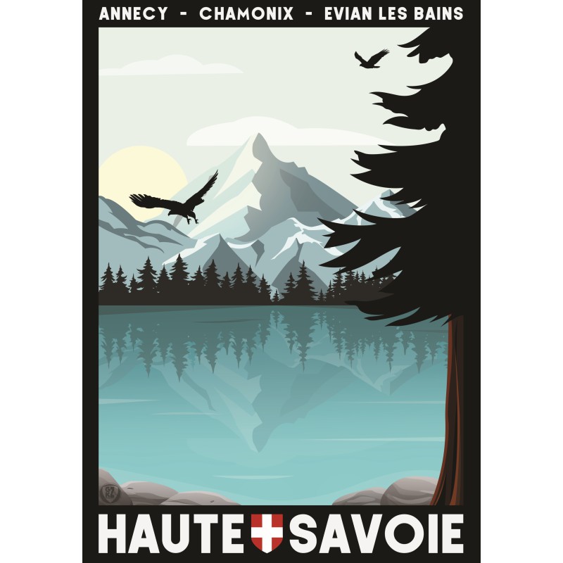 Affiche Haute Savoie en entier